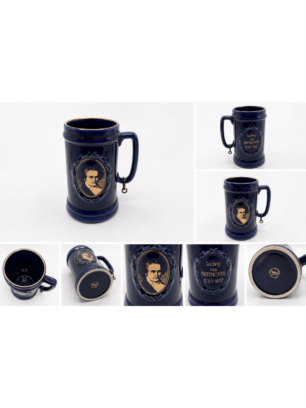 Wade Royal Victoria Pottery George Frideric Handel 1685-1759 Beer Tankard